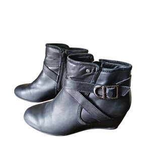 Hush Puppies Ankle leather boots size 7.5‎ black